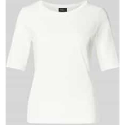 Regular fit T-shirt van katoenmix