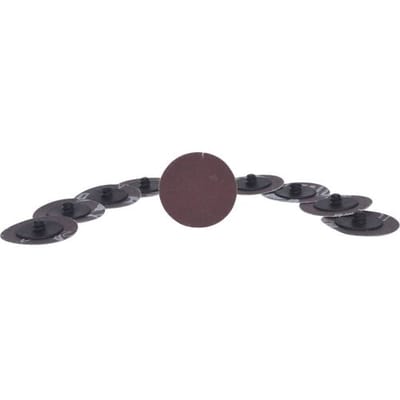 KS Tools 515.5082 Reserve schuurpads, Ø 50 mm, zand-papier 240, verpakking van 10 stuks