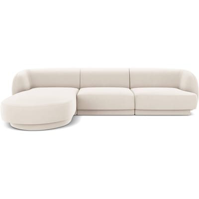 3.5-zitshoekbank Miley links velvet | Micadoni Limited Edition