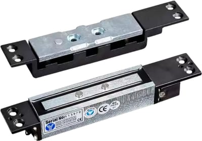YLI YM-2400SL Elektromagnetisch inbouw slot kleefmagneet met pensluiting 1200KG 12VDC fail safe met sensor en LED