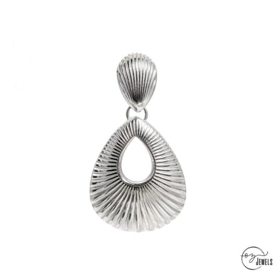 OZ Jewels – Druppelvormige Oorbellen – 18K Verzilverd – Vrouwen