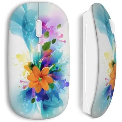 Souris Sans Fil Fleurs