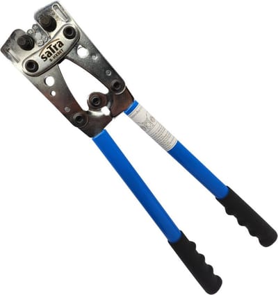 SATRA kabeloog krimptang perstang voor kabelogen Electro kabels 6-50 mm² kabeloogtang