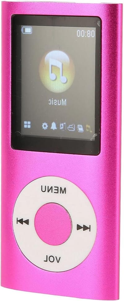 MP3 Bluetooth Speler - Muziekspeler Draagbaar - Hardlopen Muziek Luisteren - Verliesvrije Geluidskwaliteit - 1.8 Inch Scherm - Roze