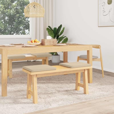 vidaXL - Bankkussen - 4 - st - Microvezel - Crèmekleurig - Diepte - 35 - cm