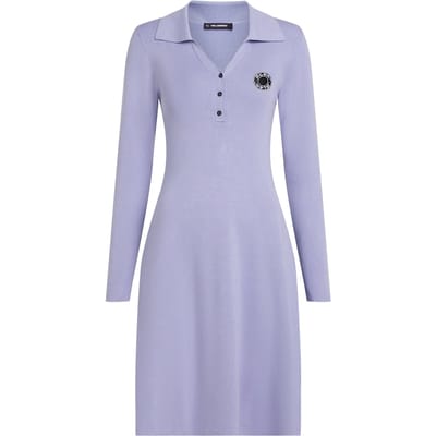 Karl Lagerfeld Polo Knit Dress Sweet Lavender Taglia: M | Abiti in T-Shirt Outlet | Donna