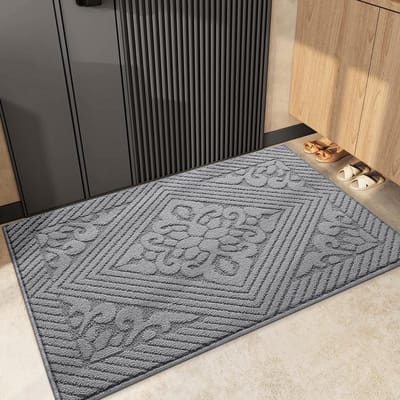Eenvoudige Effen Vloermat Entree Deur Vuilafstotende Entree Deur Huis Stofverwijderingsmat Polypropyleen Antislip Mat 81*122cm