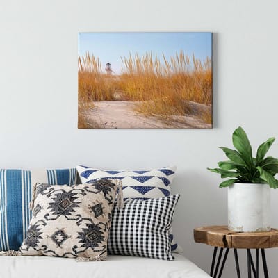 Canvas print DD123034 Lighthouse A.S. Création 0,7 x 0,5 m Beige / Creme Kantoor Hal/Gang Keuken Slaapkamer Woonkamer