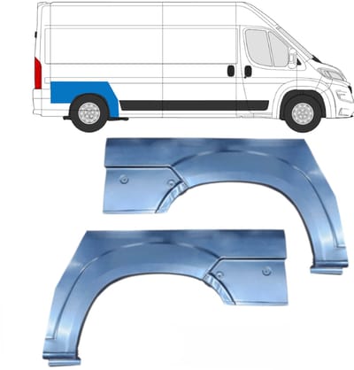 Reparatiepaneel achterspatbord voor Opel Movano 2021-2026 / Links + Rechts