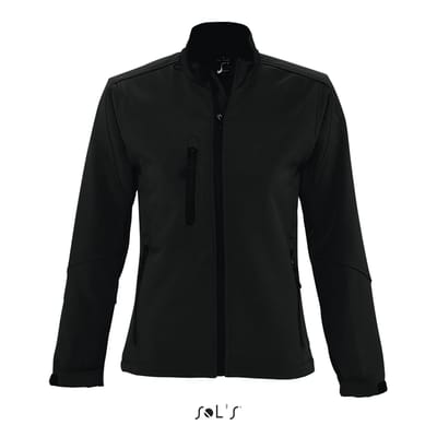 SOL'S Women´s Softshell Jacket Roxy L863 - Black - M