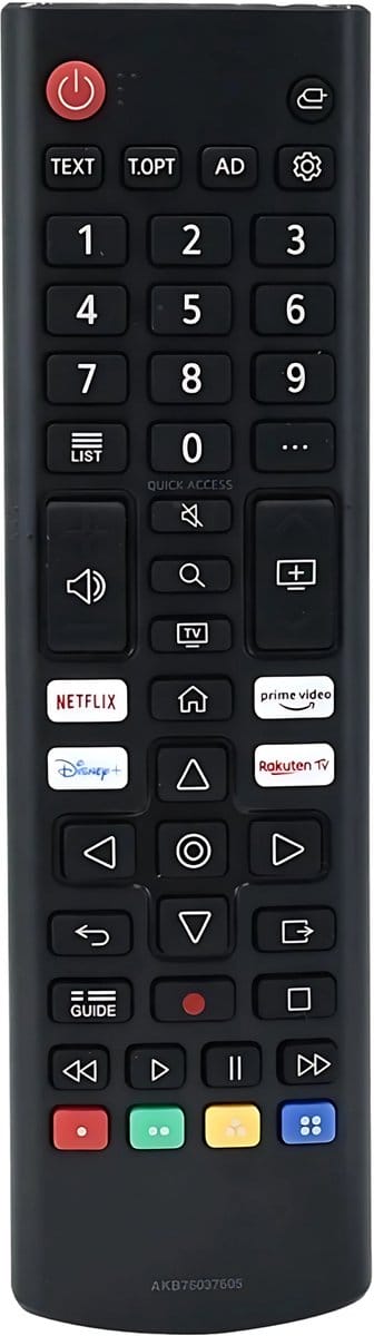 Estacks Universele LG TV Afstandsbediening – Remote Control – Compatibel met LG Smart TV – Zwart - AKB76037605