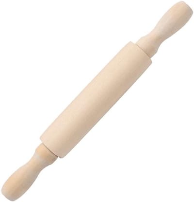 Deegroller van hout - breedte 38 cm - Bakaccessoires/bakken benodigdheden