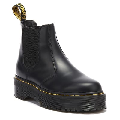 Winkel Voor 2976 Quad Smooth Polished Zwarte Laarzen Voor Dames