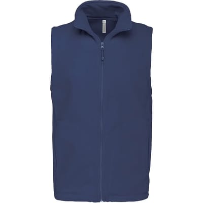 Fleecebodywarmer 'Luca' merk Kariban maat L Deep Blue