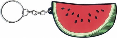 SilverAndCoco® - Watermeloen sleutelhanger | Vrolijke Watermelon Keychain Meloen Sinterklaas Schoen Kerst Pakket Cadeau | Fruit Sleutelsieraad Hanger voor Tas | Water Meloen Tasje voor sleutels | 2 Kanten bedrukt | Hangertje voor Sleutel