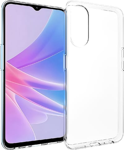 LuxeBass TPU siliconen back cover voor Oppo A78 5G | transparant | achterkant bescherming | valbestendig tot 1m | IP55