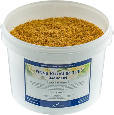 Kuusi Scrub Jasmijn 5 liter - Hydraterende Lichaamsscrub