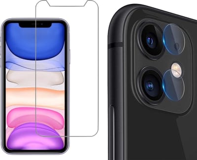 Geschikt voor iPhone 11 Screen Protector Glas en Camera Screenprotector