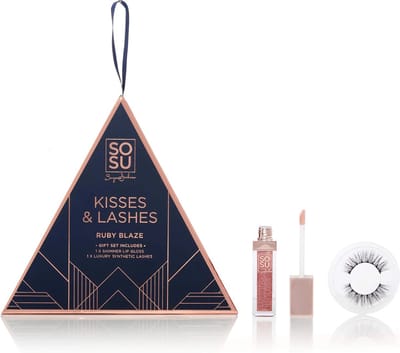 SOSU by SJ - Kisses & Lashes Ruby Blaze Gift Set - Geschenkset - Cadeau - Lipgloss set