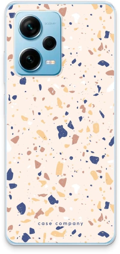 Case Company® - Hoesje geschikt voor Xiaomi Redmi Note 12 Pro Plus hoesje - Terrazzo N°23 - Soft Cover Telefoonhoesje - Bescherming aan alle Kanten en Schermrand