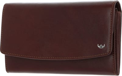 Golden Head Leren portemonnee Colorado RFID Protect Damenbörse 2823 Tabacco bruine