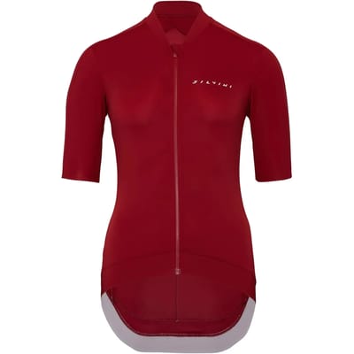 Silvini Wd2404 Stelvia Korte Mouw Wielertrui Rood M Vrouw