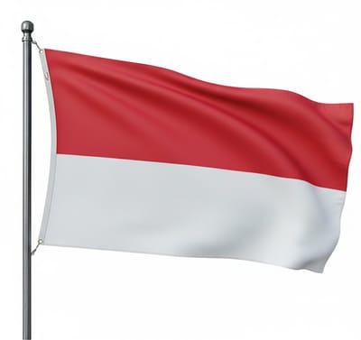 Trasal - vlag Indonesië- indonesische vlag 150x90cm