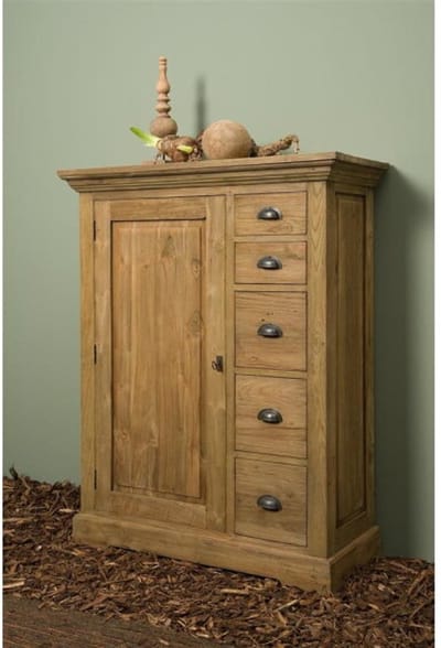 Tower Living Bologna Spekkast 100x40x128 cm - Naturel