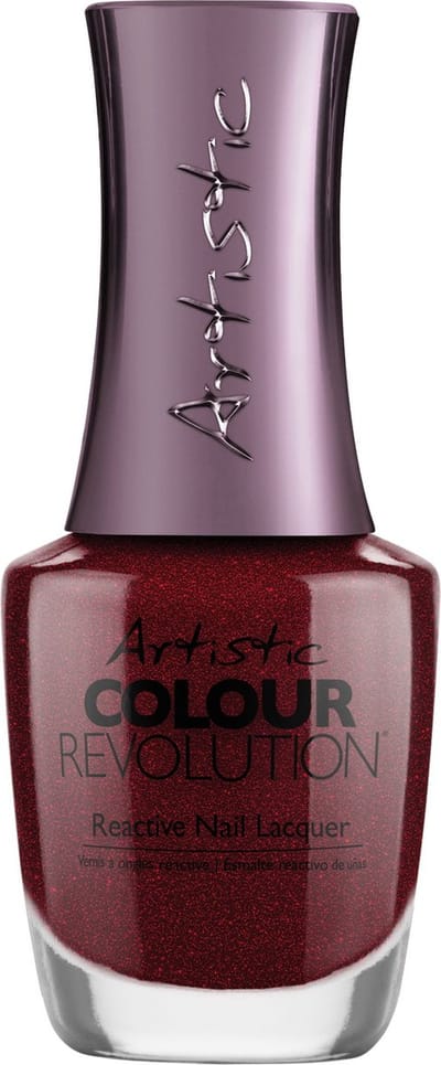Artistic Nail Design Colour Revolution 'Hot 100' (Rood Glitter )