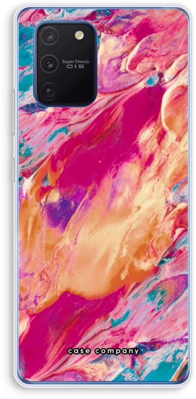 Case Company® - Hoesje geschikt voor Samsung Galaxy Note 10 Lite hoesje - Pastel Echoes - Soft Cover Telefoonhoesje - Bescherming aan alle Kanten en Schermrand