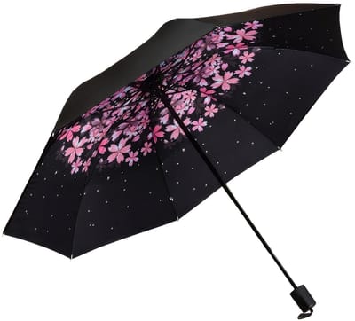 Dailygoods- Reisparaplu - Opvouwbaar - Lichtgewicht - Waterdicht - Winddicht - Stevig Roestvrij Stalen Frame - Ergonomische Handgreep - Paraplu