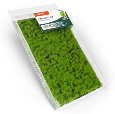 AMMO by Mig Jimenez Modelbouwdecoratie - MIG 8850 Garden Center - Graspol 6mm - Levendige Lente - Heldere Lentegroen - 17x11cm - Diorama Mat Kunstgroen