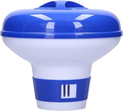 Drijvende Dispenser, Dispenser Chloortabletten voor Zwembad met Instelbare Doseeropening | Drijvende Chloordispenser voor Whirlpool, Kinderbad, Waterparken | Zwembadaccessoires