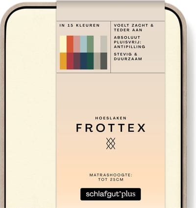 schlafgut Frottex Hoeslaken S - 90x190 - 100x200 132 Yellow Light