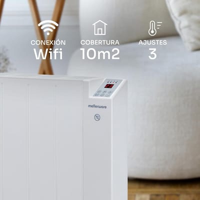 Programmeerbare Lage Temperatuur Elektrische Radiator 600W met WiFi en Slimme Home Bediening