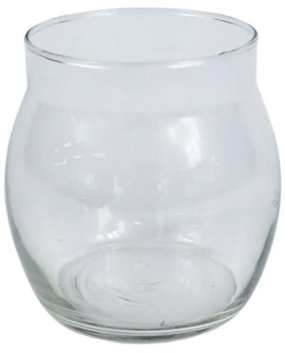 Theelichthouder - Glas - Transparant - D9,7XH10CM