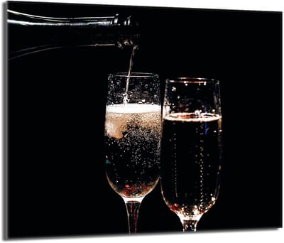 TMK ArtDeko - Serie 60x52 - Glazen Beschermplaat - 60x52 cm - Veilig en Praktisch