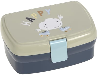 Broodtrommel voor kinderen, ontbijtbox, broodtrommel met uitneembare scheidingswand, cloud