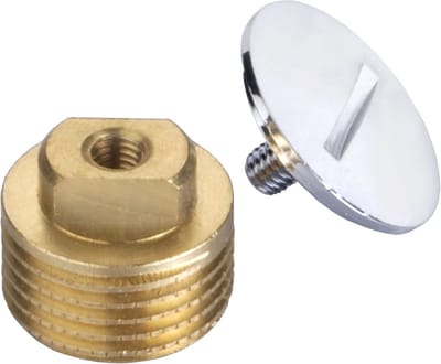 Sluitstop 1/2" met gleuf voor sanitaire toepassingen