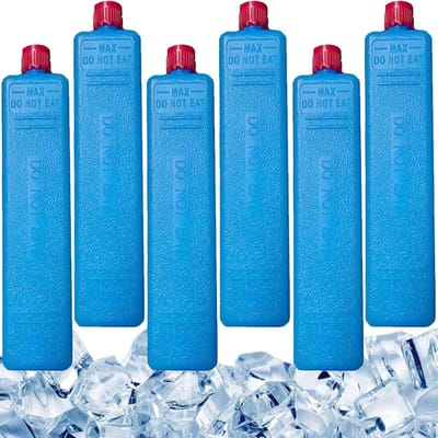 Diepvriesblokken - IJspakjes Lunchbox - Voedsel Koelen - Verlengde Koelduur - 6 Stuks - Meerkleurig