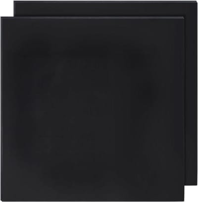 Rubberen Platen - Siliconen Matten - Doe-het-zelf Projecten - Hittebestendig Flexibel - 25x25cm 1mm Dik - Zwart