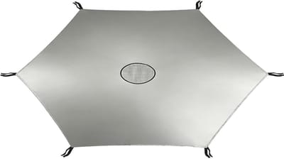 Trampoline Zonnehoes - Trampoline Overdekking Beschermhoes - Trampoline Beschermen - UV-Bestendig Waterdicht - Universeel 6-12FT - Grijs