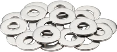 Dailygoods- Sluitringen M8x16x1.6mm - Roestvrij Staal - 20 Stuks - Grote Platte Ringen - Corrosiebestendig - Voor Schroeven/Moeren - Onderdelen
