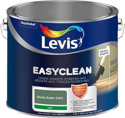 Levis - Easyclean Tegen Zwarte Strepen Mix - Shady Green C60 - Mengverf - 2,5 L