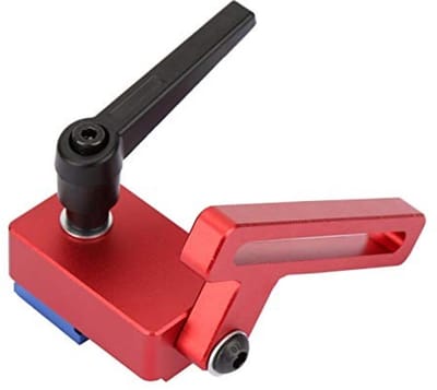 Dailygoods- Geleiderail Stopper voor 30 mm T-Rails - Aluminiumlegering - Ergonomisch Ontwerp - Houtbewerking - Verstekrailstop - Lange Levensduur - Verstekstop