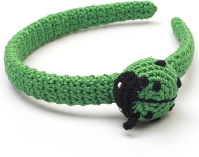 Naturezoo Haarband Lieveheersbeestje Groen