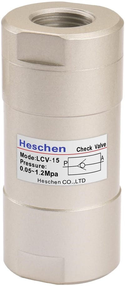 Dailygoody - Pneumatische Mechanische Retourventiel - Lucht - 15 mm - Aluminium - Directe Actie - Geschikt voor Pneumatische Systemen - Model LCV-15