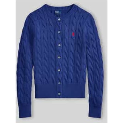 slim fit gebreid jack van puur katoen