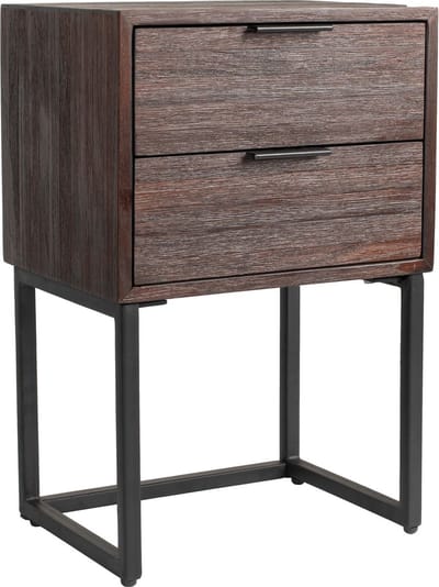 Housecraft Living Webster Bijzettafel/ Nachtkastje Teakhout Bruin