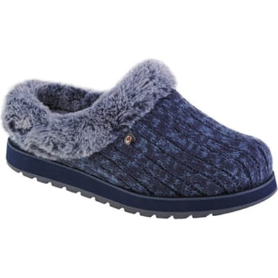 Skechers Keepsakes - Ice Angel 31204-NVBL, Vrouwen, Marineblauw, Pantoffels, maat: 37